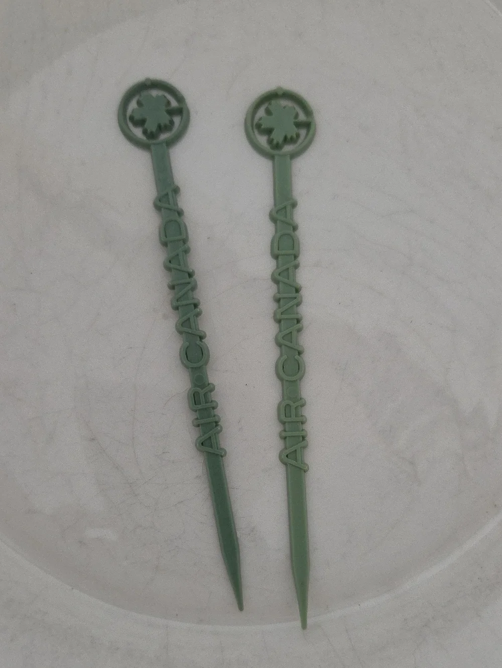 Air Canada Swizzle Sticks Set of 2